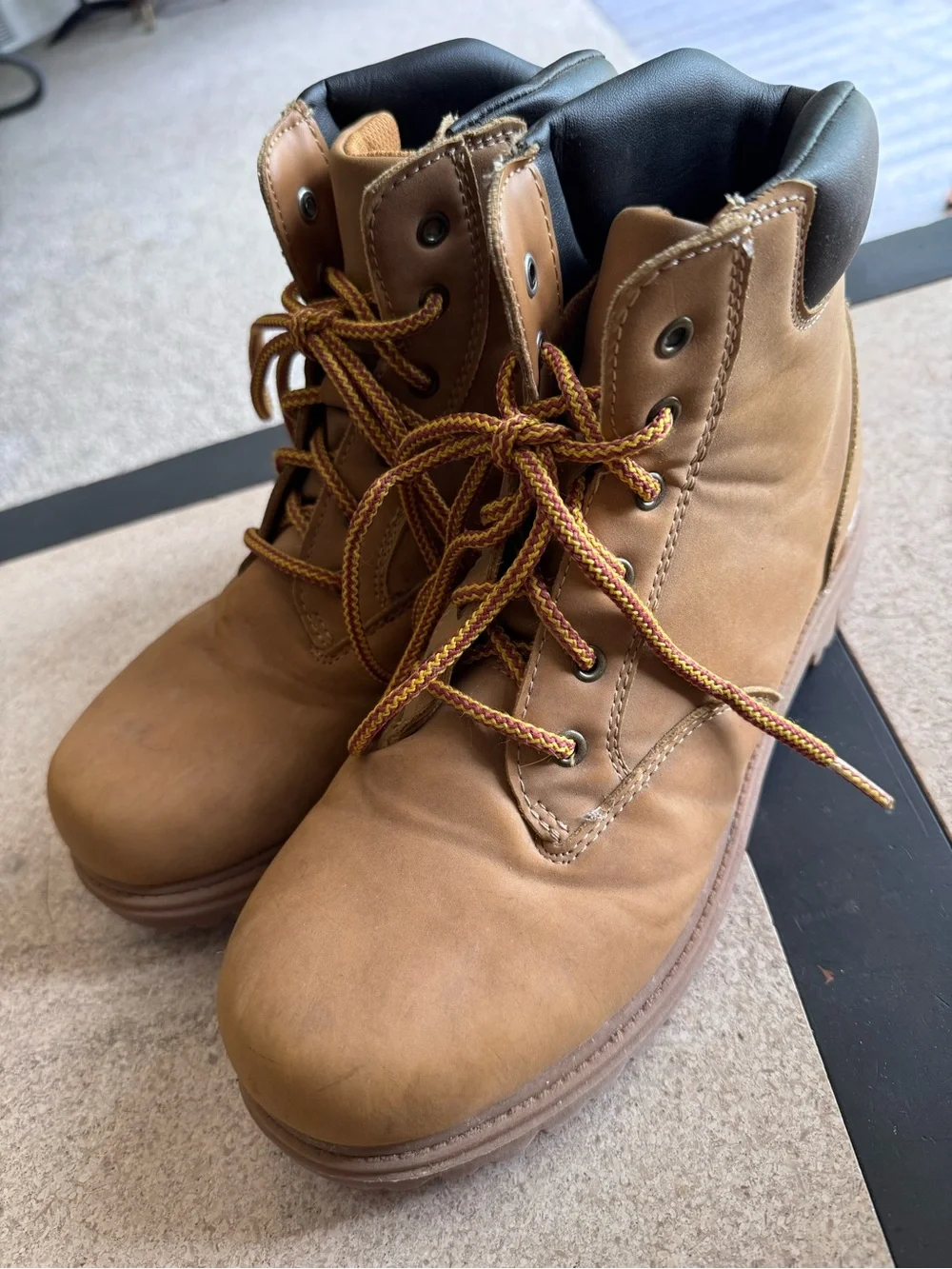 Boys size 6 work boots